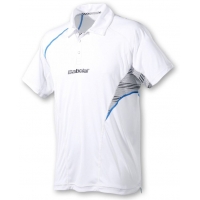 BABOLAT POLO HALF ZIP PERF BOY WHITE 42S1369