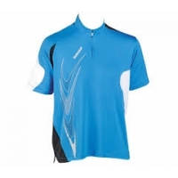 BABOLAT HALF ZIP BOY PERF BLUE WHITE 42S969