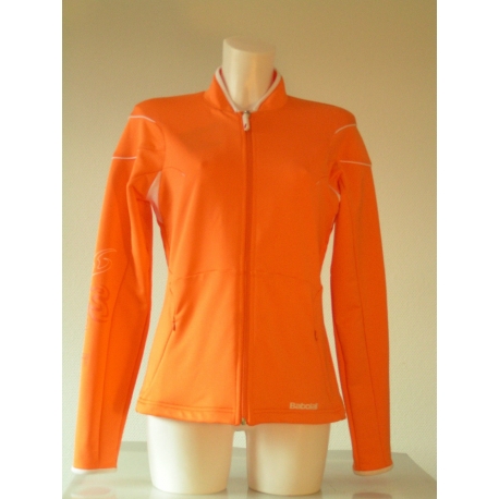 JACKET WOMEN PERF ORANGE/WHITE