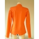 JACKET WOMEN PERF ORANGE/WHITE