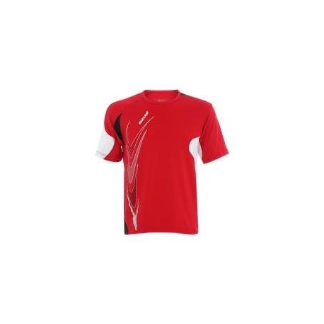 BABOLAT T-SHIRT BAY PERF RED WHITE 42S930