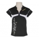BABOLAT POLO PERF GIRL 145 BLACK WHITE 42F933