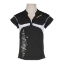 BABOLAT POLO PERF GIRL 145 BLACK WHITE 42F933